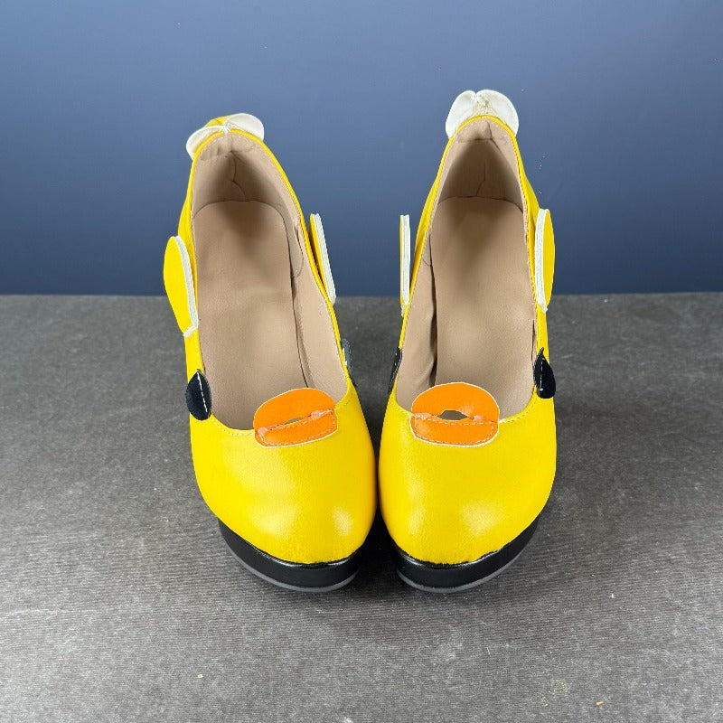 Azuiblc 超かぐや姫 月見 ヤチヨ パンプス シューズ 底10cm AIライバー 八千代 コスプレ道具