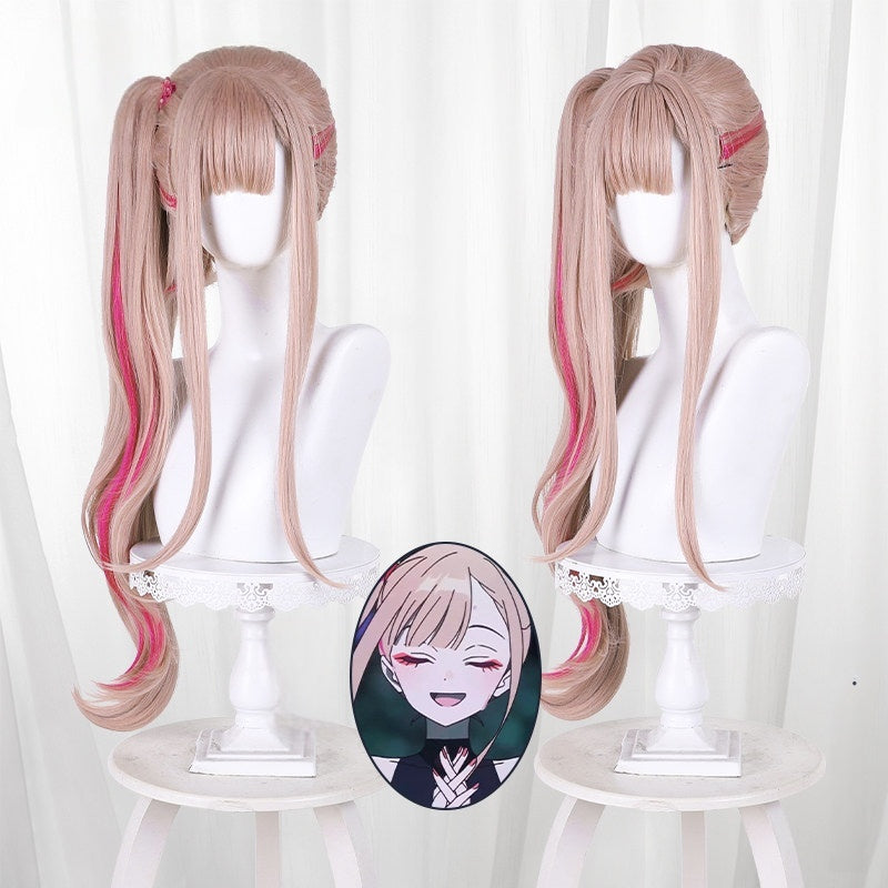 Azuiblc 超かぐや姫！ かぐや ウィッグ 70cm 舞台ウィッグ wig 鬘