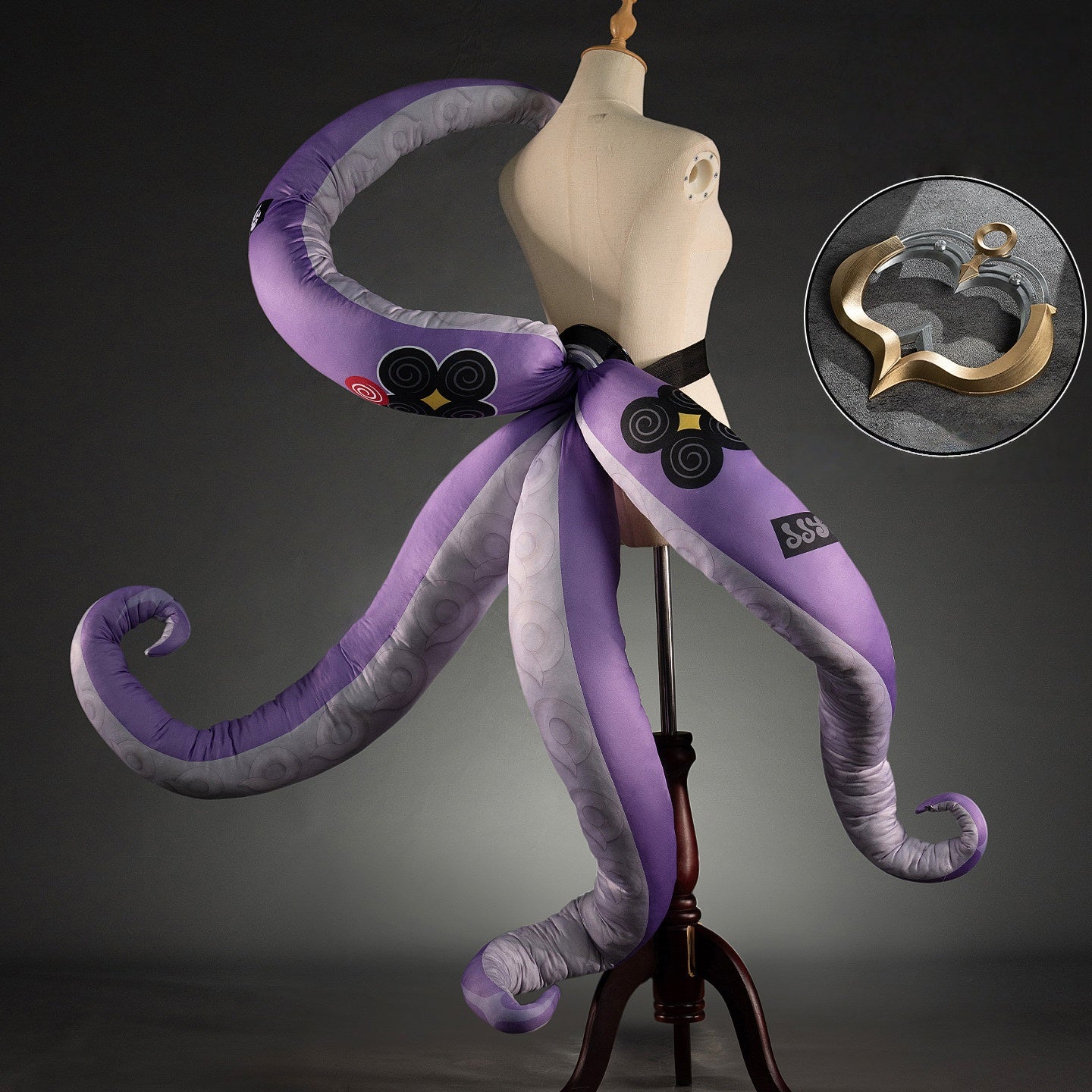 Azuiblc ゼンゼロ イドリー コスプレ衣装 ウィッグ付き 章魚娘 怪啖屋 コスプレ コスチュームセット - Azuiblc