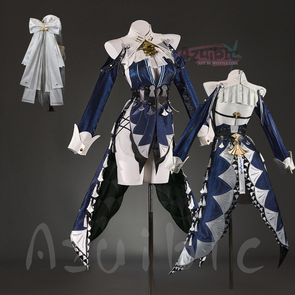 Azuiblc ゼンレスゾーンゼロ ヴェリナ コスプレ イヤリング付＋蝶