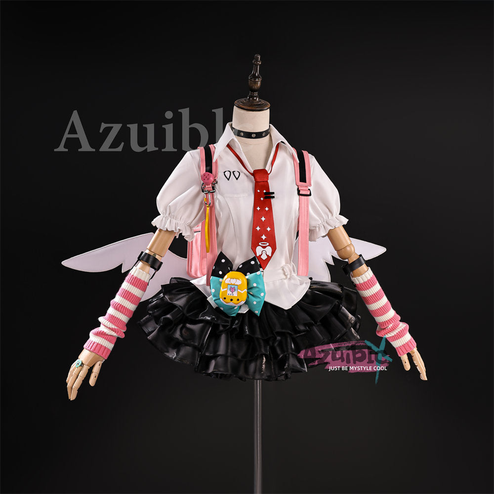 Azuiblc ゼンゼロ 千夏 コスプレ衣装 コスチューム ドレス 鞄追加OK