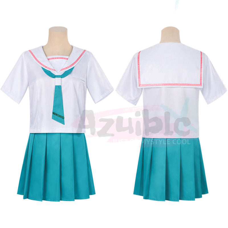Azuiblc Super Kaguyahime! Sakayori Iroha JK Uniform Sailor Suit Cospla