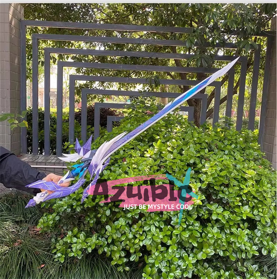 Azuiblc 原神 スカーク 片手剣 110cm 蒼耀 モチーフ武器 剣モデル 深淵の国 コスプレ道具 イベントAzd013 - Azuiblc