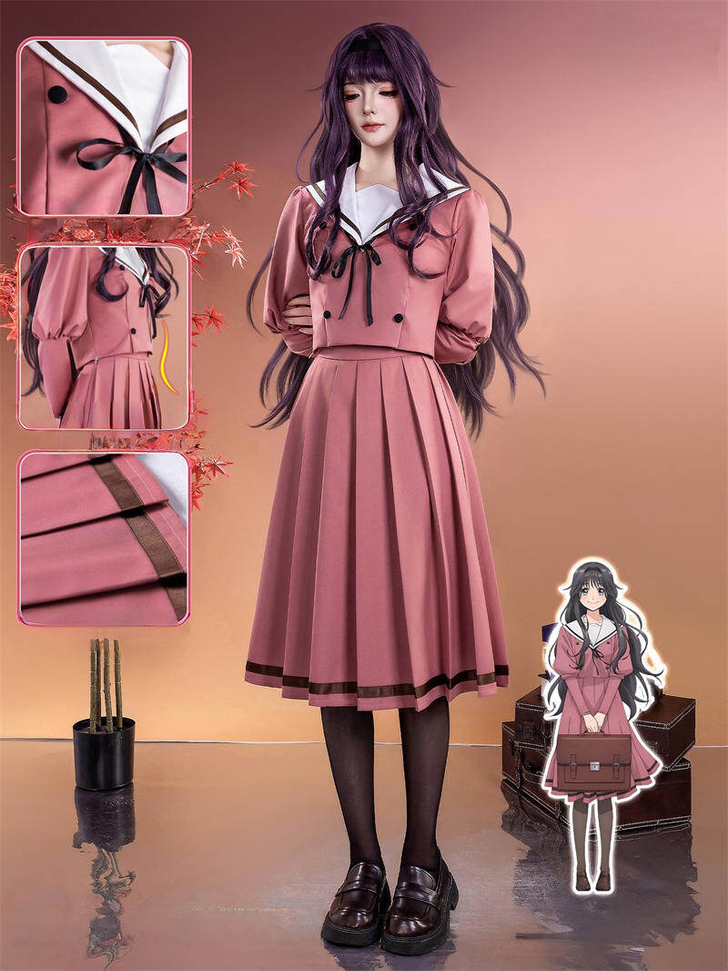 薫る花は凛と咲く 和栗薫子コスプレ衣装 ウィッグ付き Azuiblc 薫る花は凛と咲く 和栗 薫子 コスプレ衣装 ユニフォーム 女子