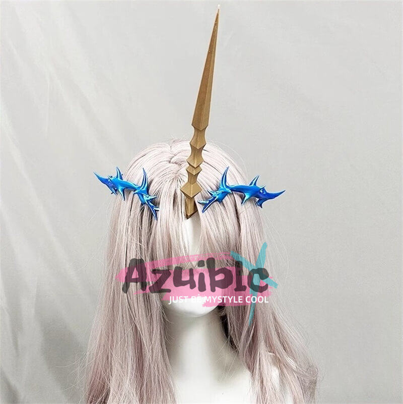 Azuiblc 鳴潮 カルテジア コスプレ道具 フルールドリス 髪飾り アクセサリー 3d樹脂プリント 小物Azd15 - Azuiblc