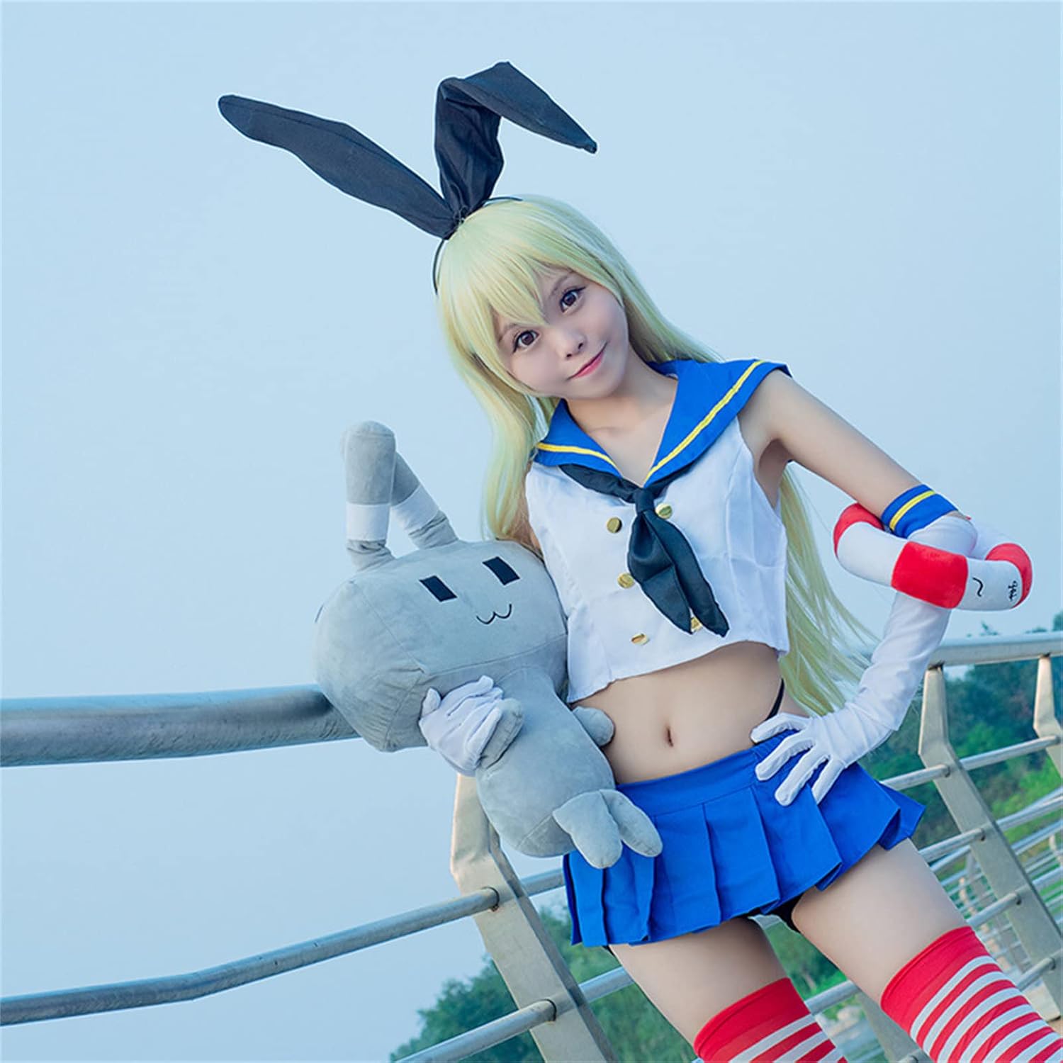 Azuiblc 艦これ 島風 しまかぜ コスプレ衣装 コスチュームセット 駆逐