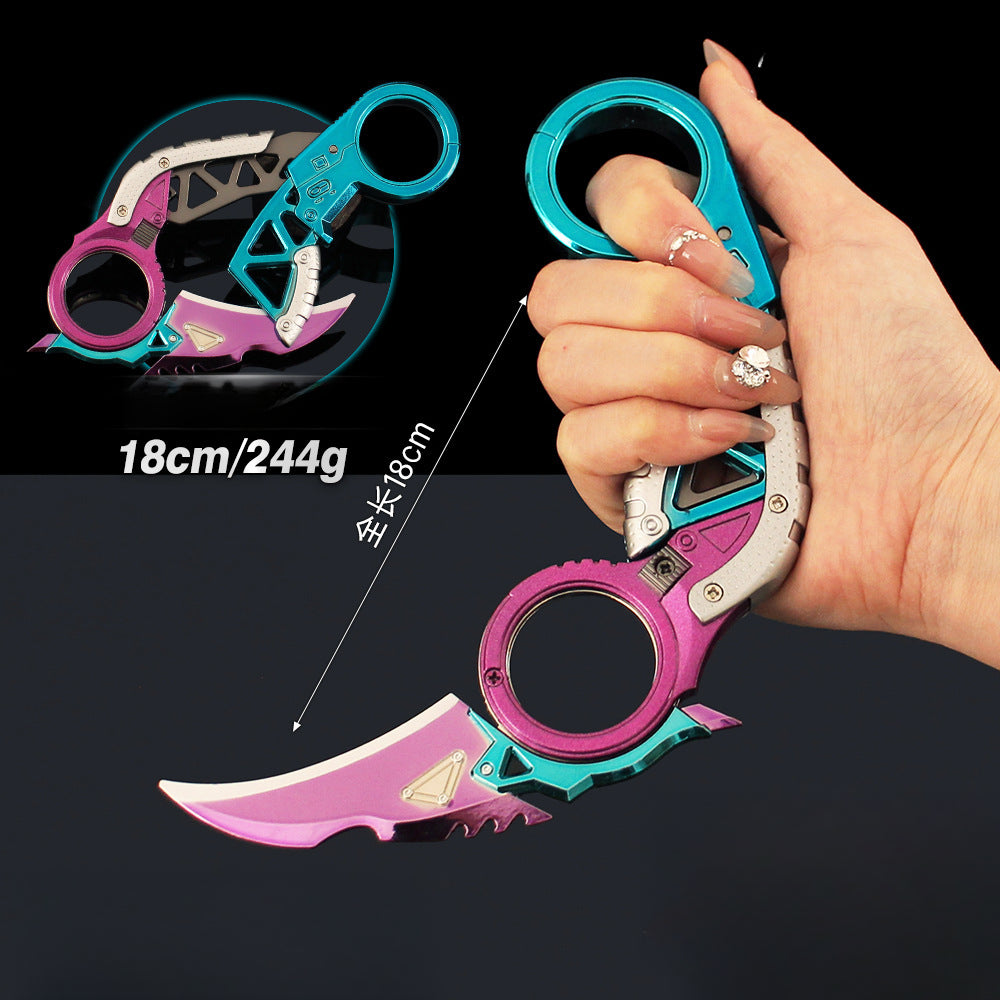 Azuiblc APEX ラプターズクロー 18cm カラムビット スパレジェ 武器モデル 実物化 武器ファン向け プレゼント お礼 武器 装備品 工芸品 塗装済み完成品武器モデル - Azuiblc