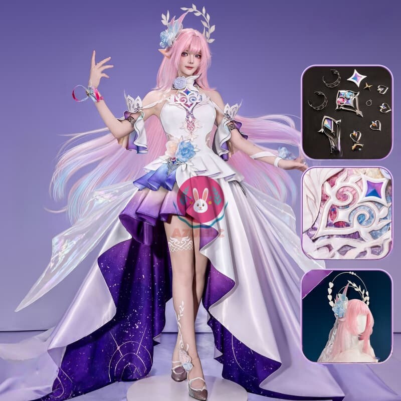 崩壊スターレイル　キュレネ　コスプレ衣装フルセット（衣装・ウィッグ・靴） AZUIBLC 崩壊：スターレイル キュレネ コスプレ コスプレ衣装 コスプレ