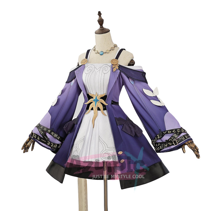 Azuiblc 崩壊スターレイル キュレネ コスプレ衣装 Cyrene 紫色 ワンピース イベント オンパロス Azy003 - Azuiblc