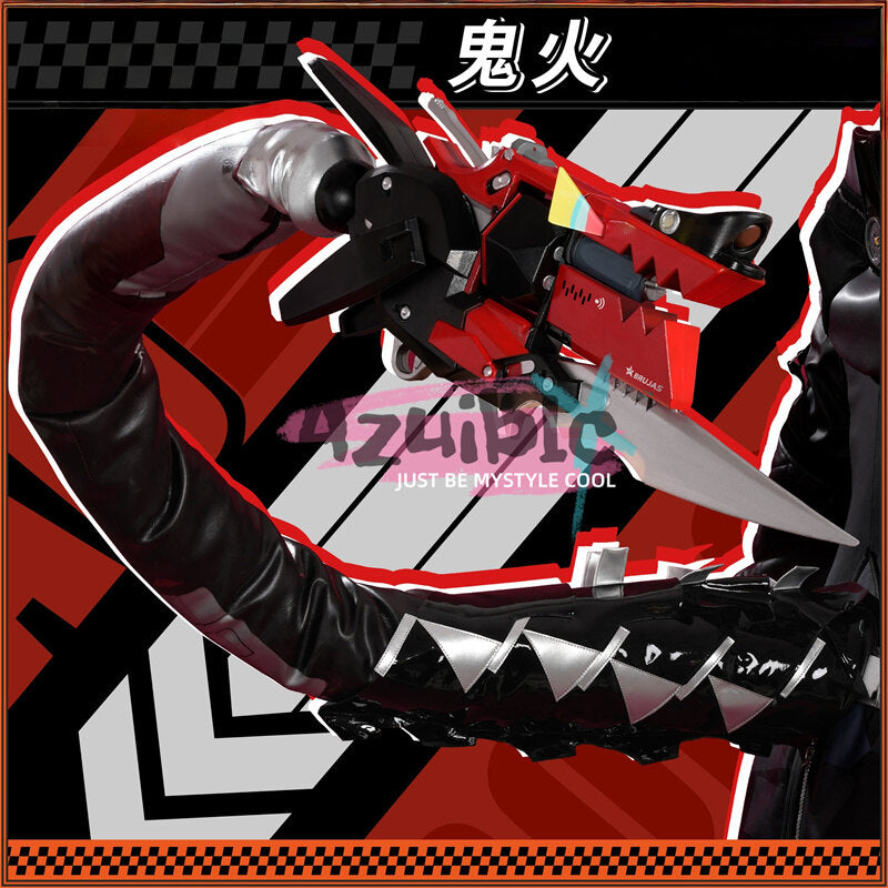 Azuiblc ゼンレスゾーンゼロ オルペウス 衣装 角+腕輪贈り 鬼火 尻尾追加 ORPHIE&MAGUS コスプレ衣装 コスチューム cosplay ゼンゼロ - Azuiblc