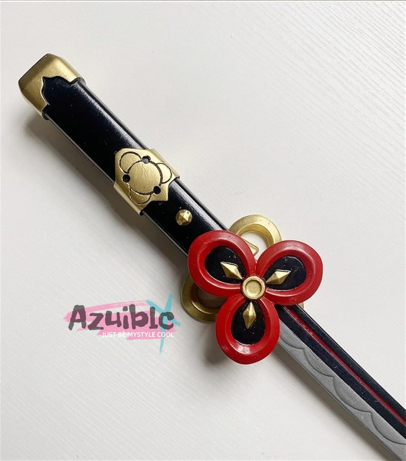 Azuiblc 原神 千織の刀 片手剣 短刀 70CM 武器 PU製 剣 刀 武器 コスプレ道具 Cosplay 道具 コスプレ小物 cosplay Azd19 - Azuiblc