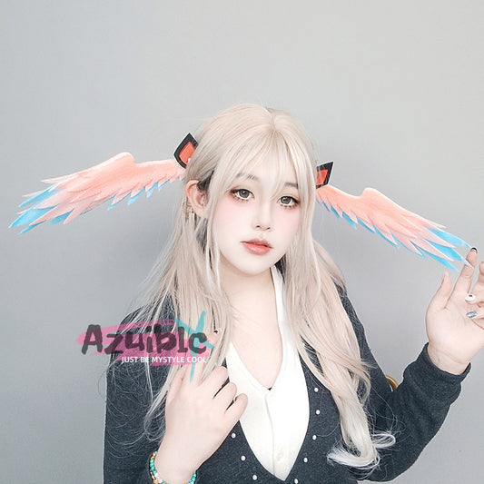 Azuiblc 原神 リンネア ヘアアクセ 髪飾 羽飾 萌えグッズ イベントハロウィン コスプレ小道具