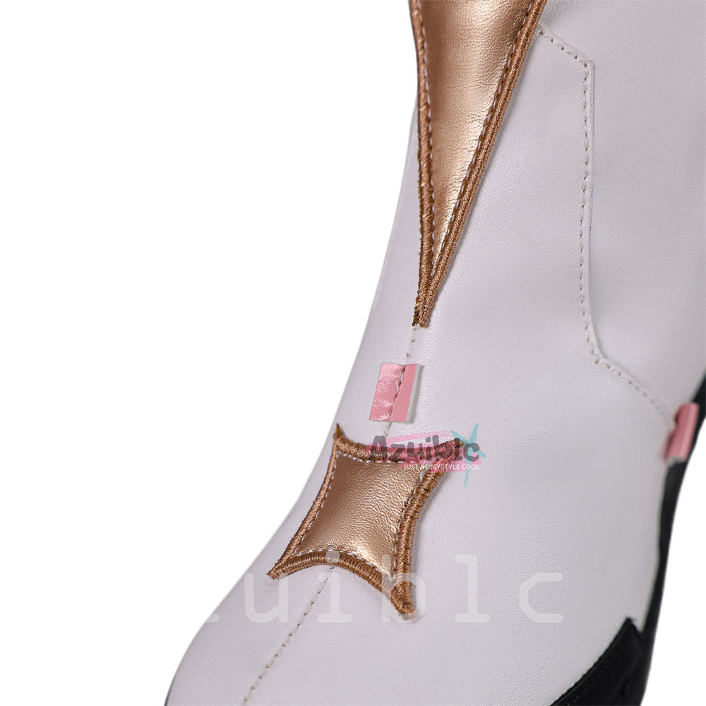 Azuiblc 鳴潮 エイメス ブーツ 靴 7.5cm PU コスプレ道具 シューズ 人工革