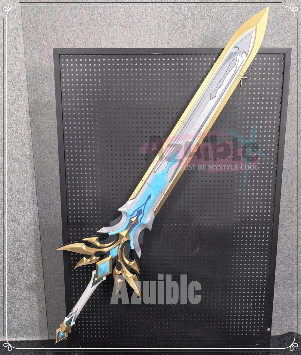 Azuiblc 原神 ファルカ 両手剣 狼の武勲詩 150cm 西風騎士団 モチーフ武器 PLA材質 レプリカ 武器モデル