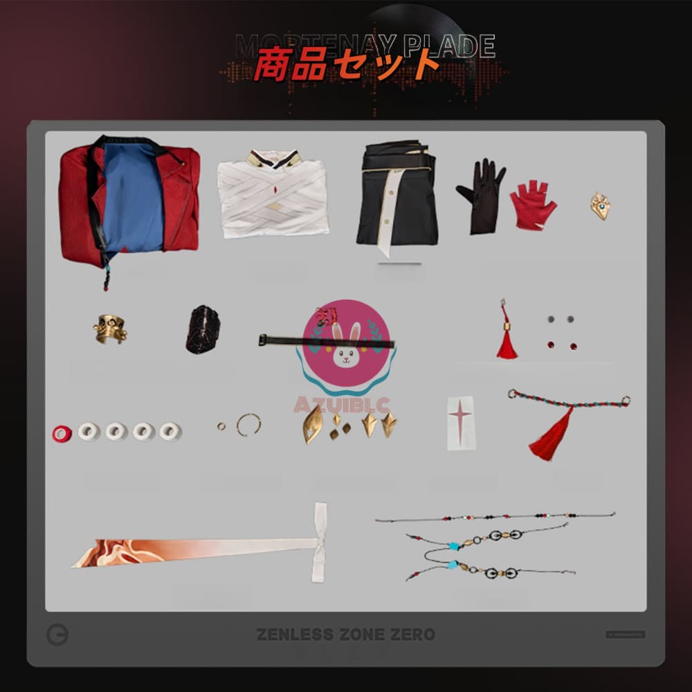 【Azuiblc】崩壊:スターレイル 千冶・刃 Mortenax Blade コスプレ衣装 3Dプリント コスチューム cosplay 舞台 イベント ウィッグ追加対応