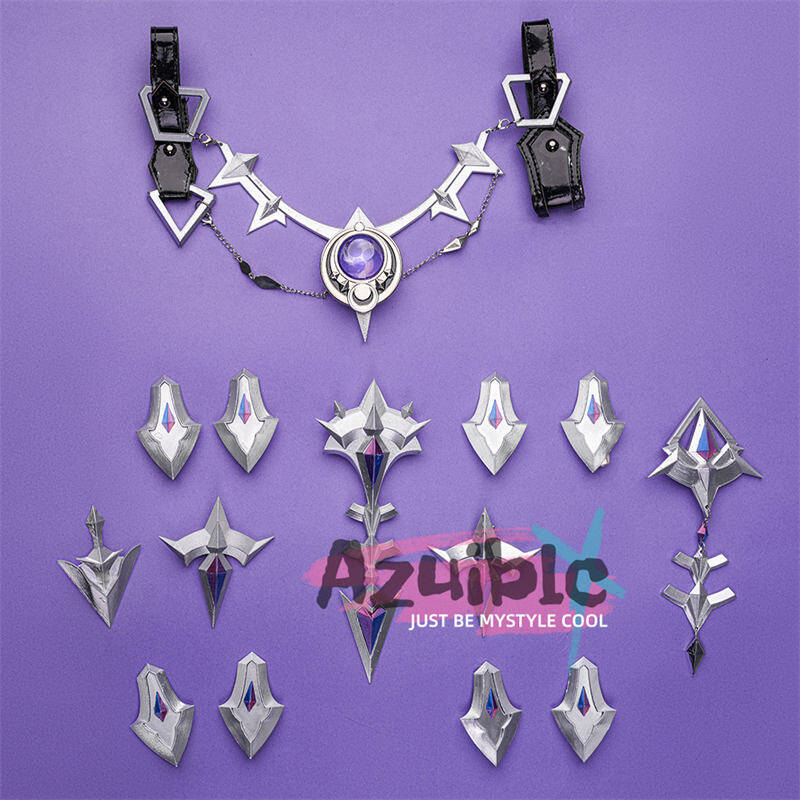 Azuiblc 原神 フリンズ コスチューム 舞台服 ナドクライ ライトキーパー 闇影と灯り 3d樹脂製アクセサリー - Azuiblc