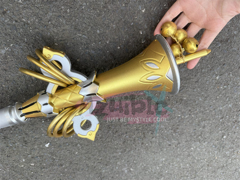 【Azuiblc】ゼンレスゾーンゼロ 怪啖屋 リュシア・エロウェン 法杖 80cm PU製 コスプレ道具 武器モデル アクセサリー Azuiblc