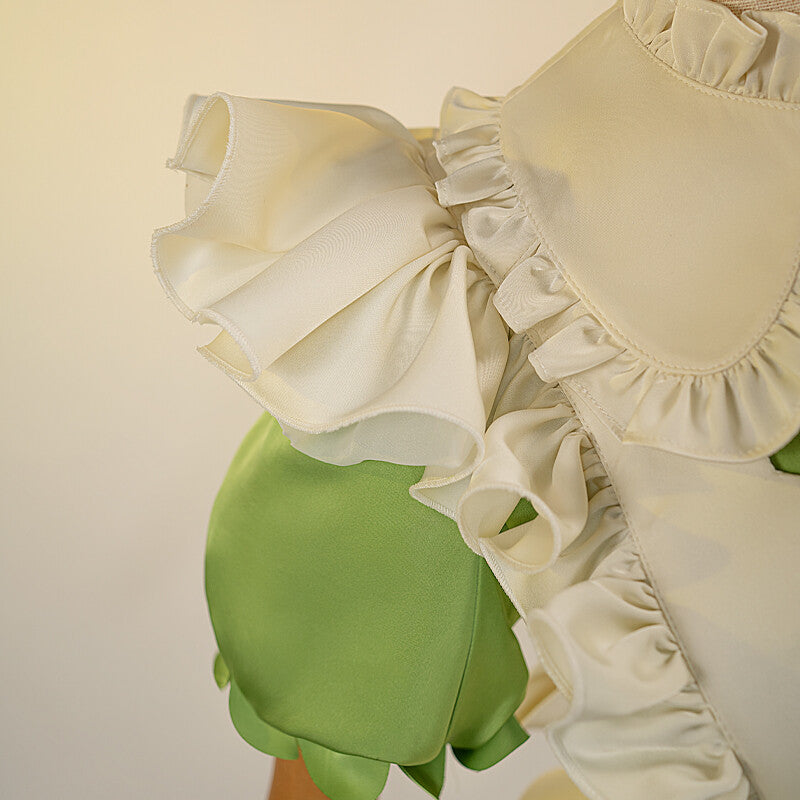 Azuiblc しゅごキャラ! 日奈森亜夢 コスプレ衣装 スゥ ワンピース 緑色 ひなもり あむ - Azuiblc