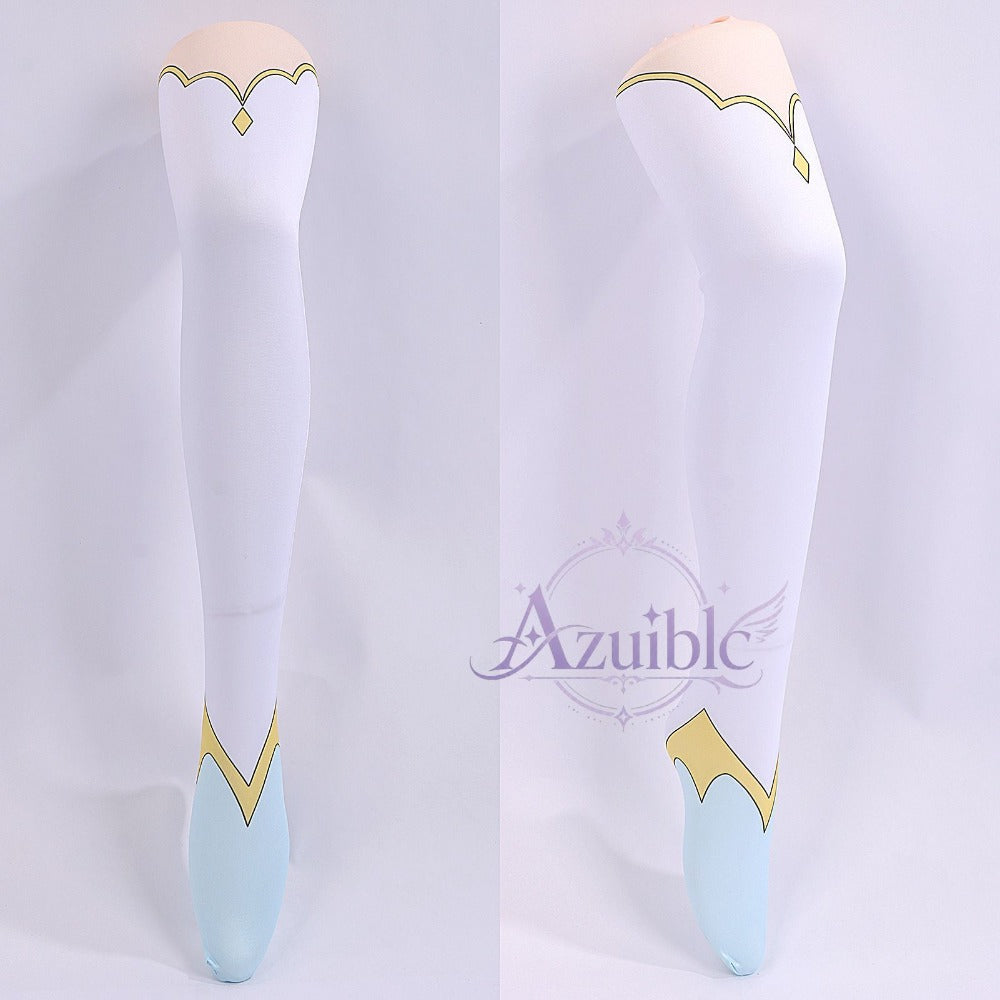 Azuiblc 名探偵プリキュア 森亜るるか 光Ver. コスプレ衣装|プリント簡易版