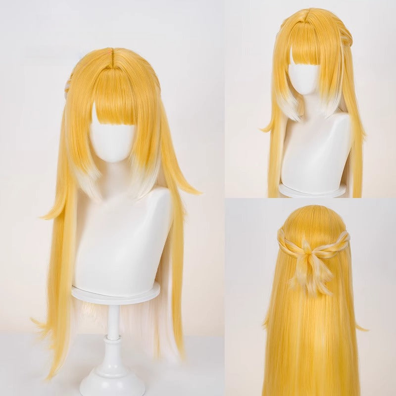 Azuiblc ゼンレスゾーンゼロ フーフー(橘福福) ウィッグ 雲嶽山 コスプレ ゼンゼロ/ZZZ カツラAzw02 - Azuiblc