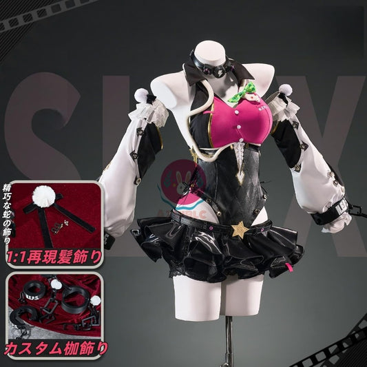 【Azuiblc】ゼンゼロ シーシィア コスプレ衣装 コスプレ 髪飾り 枷付き ギャル 蛇娘 蛇のシリオン 治安局都市秩序部 コスチュームセット cosplay