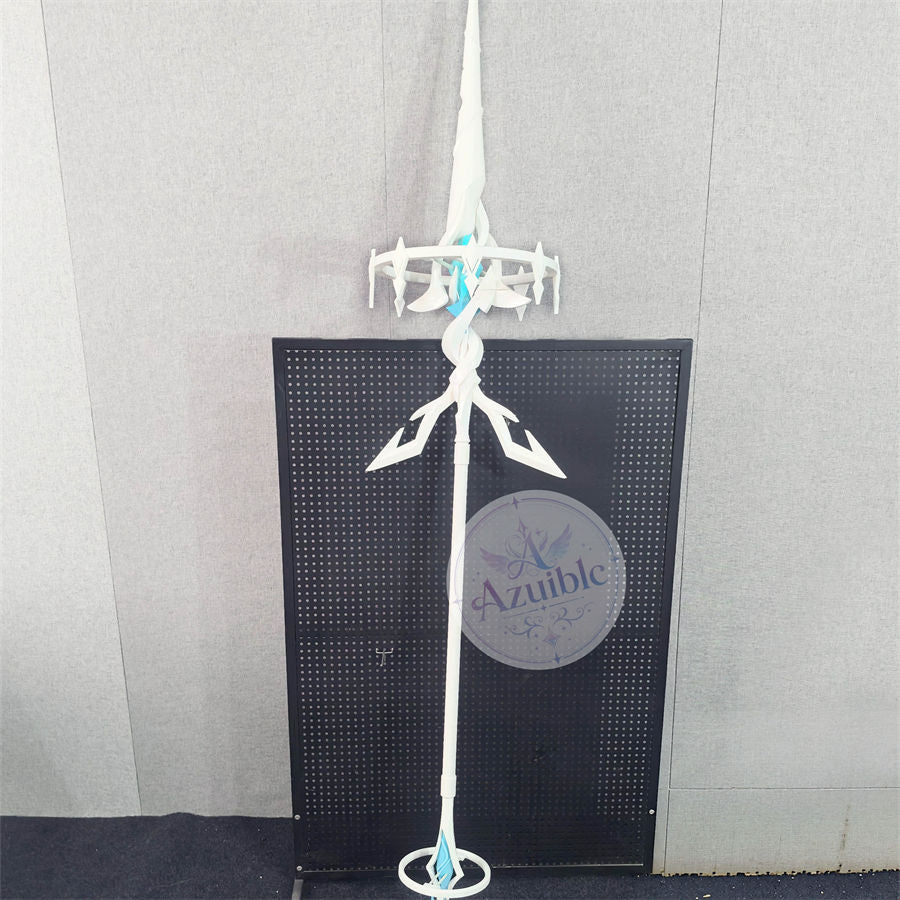 Azuiblc 原神 スネージナヤ アナスターシャ(氷神・氷の女皇)コスプレ杖・武器道具 全長約190cm PLA+PVC製 分割組立式