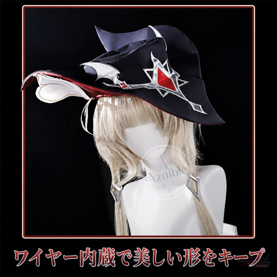 Azuiblc 原神 サンドローネ「卓上劇団」コスプレ衣装|3D造形パーツ・ワイドブリムハット