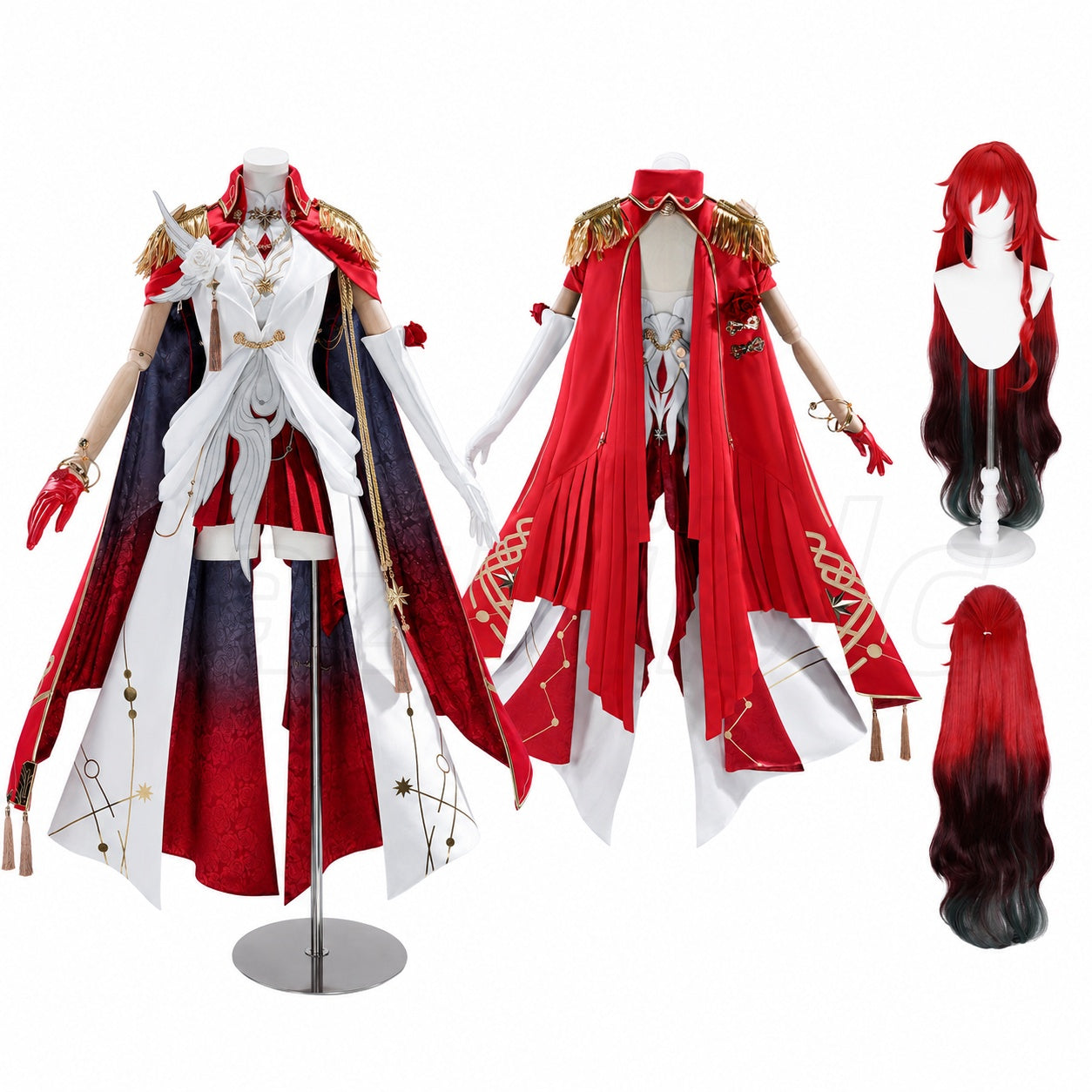 Azuiblc 崩壊スターレイル 姫子 旅立ち コスプレ衣装 金属製パーツ