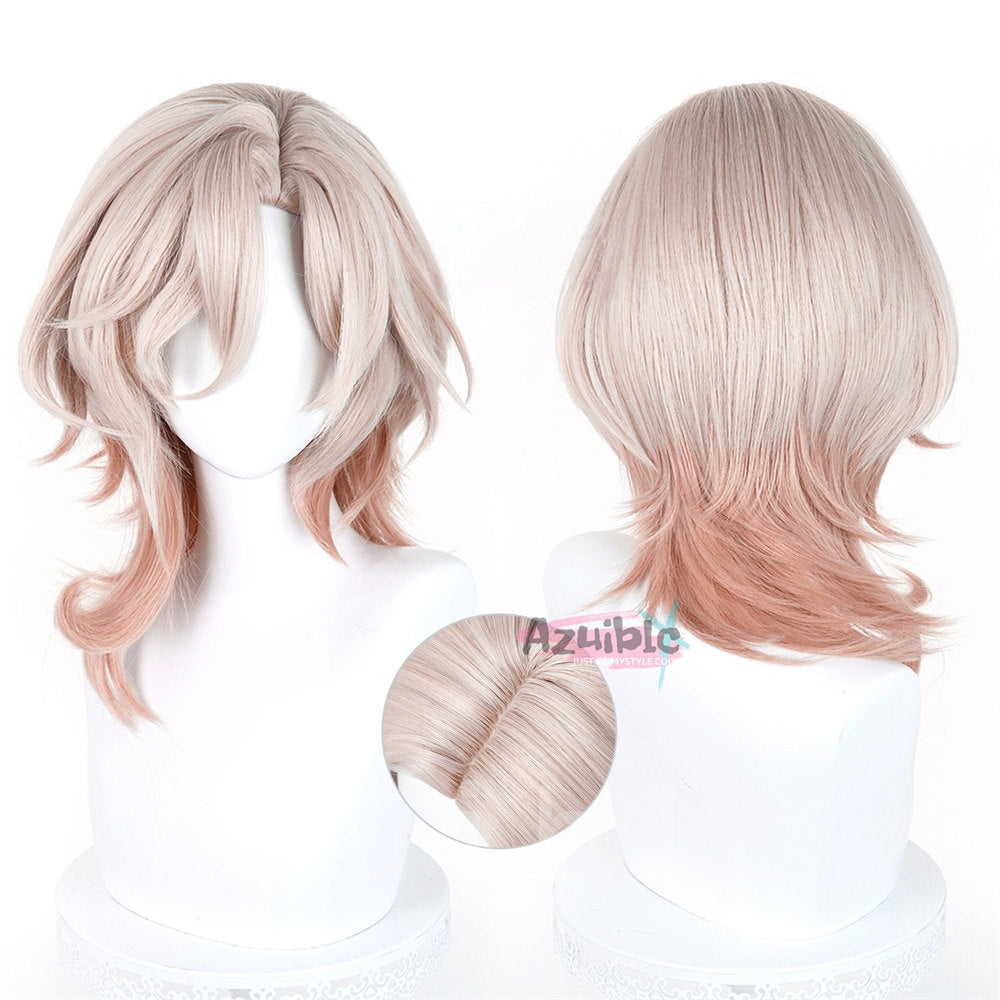Azuiblc　崩壊スターレイル 　朽葉　クチバ　治安官NPC　ウィッグ　鬘　コスプレ道具　イベント　仮装