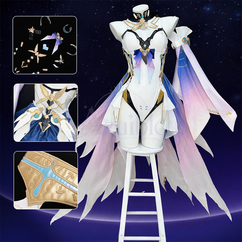 Azuiblc 鳴潮 エイメス コスプレ衣装｜3D PLAパーツ付き ハロウィン 仮装 舞台服 オリジナル風