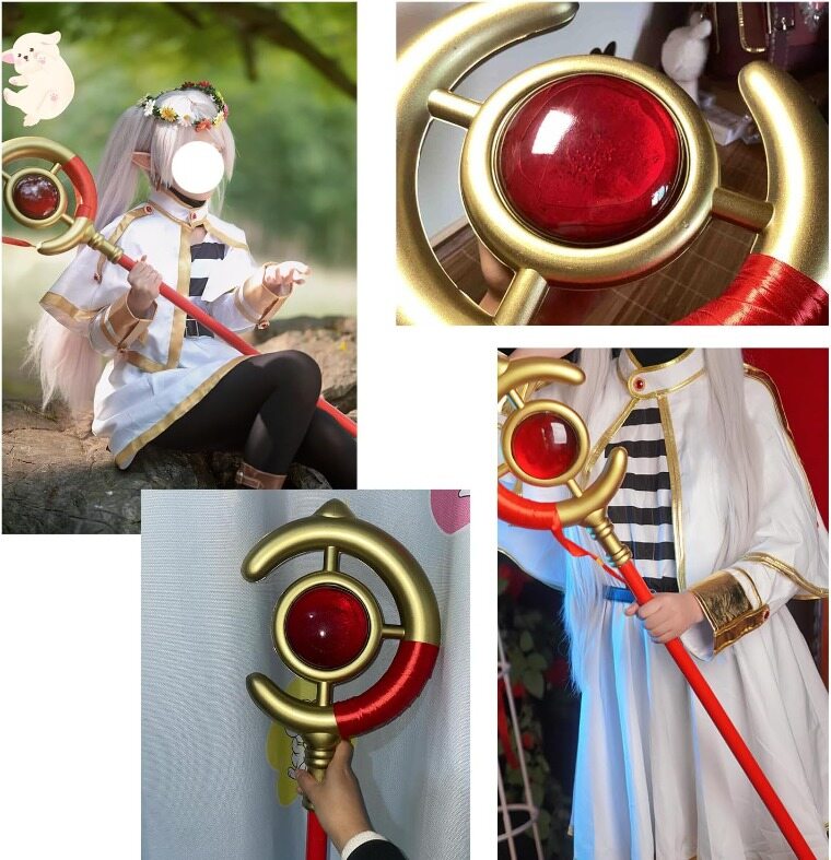 Azuiblc　葬送のフリーレン　フリーレン　コスプレ道具  斧 146CM 武器 PU製 3パーツ分ける 剣 刀 武器 戦士 Cosplay 道具　Azd002 - Azuiblc