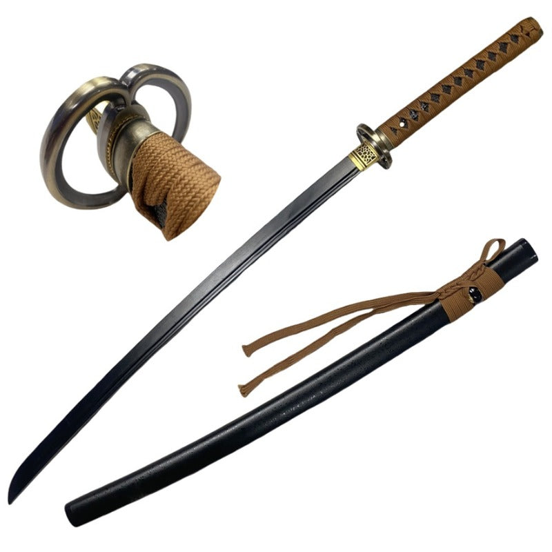 Azuiblc るろうに剣心-明治剣客浪漫譚- 日本風 装飾品　緋村剣心逆刃刀　103cm 汎用刀　仕上げ模造刀　レプリカ　和風　コスプレ道具 唐風　模造刀　木刃　樹脂刃　工芸品　武士刀　サムライ　ソード　ハロウィン - Azuiblc