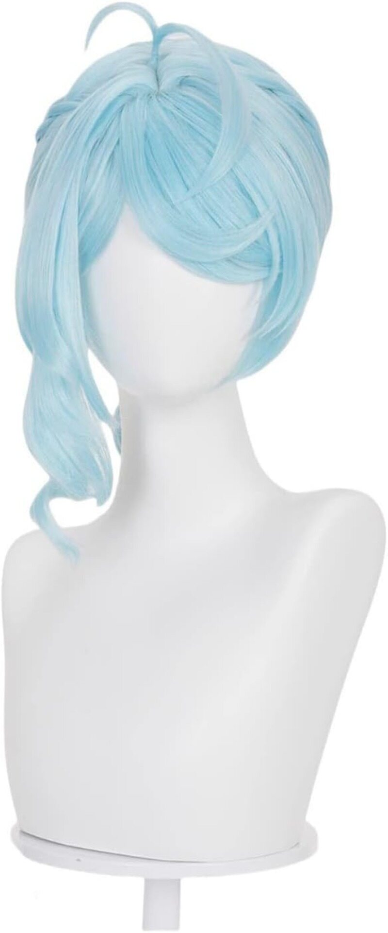 【Azuiblc】ゼンゼロ シード コスプレ ウィッグ ラミエル　水色 三つ編み ネット付き 耐熱 ゼンレスゾーンゼロ おしゃれ グッズ アニメ かつら 鬘 コスプレ道具 小物 - Azuiblc