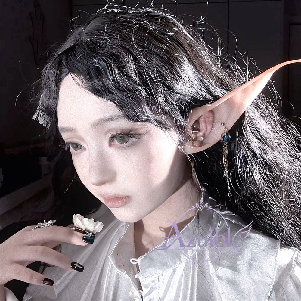 Azuiblc コスプレ道具　エルフ耳 尖った耳 コスプレ 耳  8cm 11cm アクセサリ 長め　短め 仮装 天使 精霊 魔女 　祭り 学園祭 演出 仮装衣装ハロウィン　吸血鬼