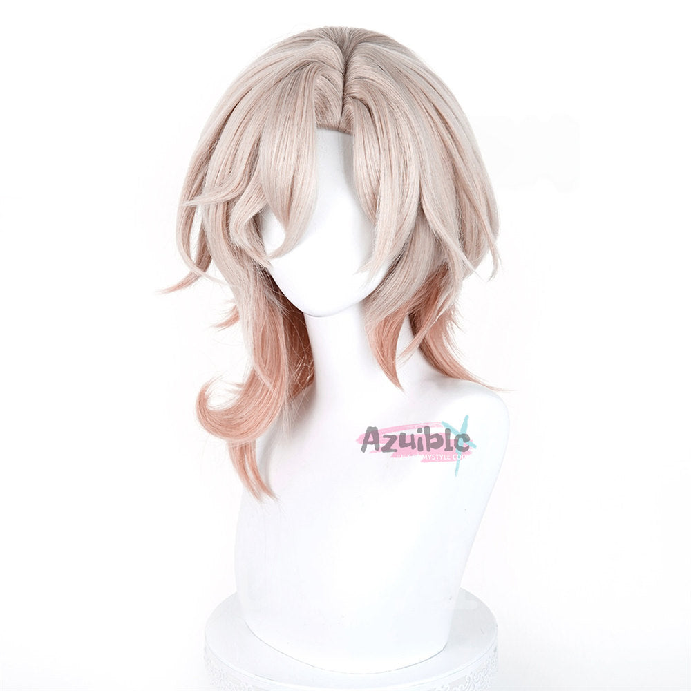 Azuiblc　崩壊スターレイル 　朽葉　クチバ　治安官NPC　ウィッグ　鬘　コスプレ道具　イベント　仮装