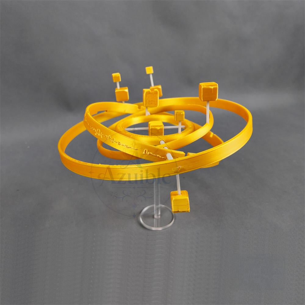 Azuiblc 鳴潮 心月狐 万象環 コスプレ道具 24cm｜Wuthering Waves Xinyuehu　Prop　武器モデル
