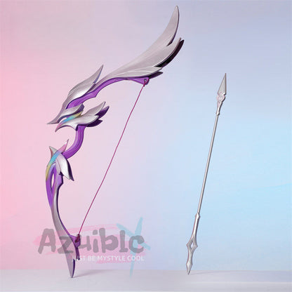 Azuiblc 崩壊スターレイル　キュレネ 　モチーフ武器　 専用弓セット | PU樹脂製 115cm 武器モデル コスプレ小道具 - Azuiblc