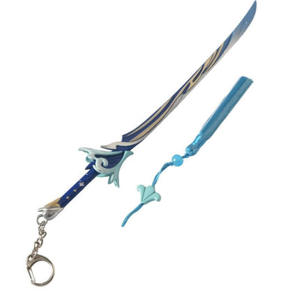 Azuiblc ミニチュア　原神　崩壊スターレイル　EVA　ゼルダ　22cm　武器モデル　ダイキャスト製　汎用武器　アクセサリー　手遊び　 - Azuiblc