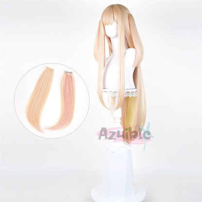 Azuiblc　超かぐや姫！ かぐや　ウィッグ　120cm　wig　鬘 コスチューム　 ウサギ耳ヘアスタイルパーツ  耐熱 コスプレ - Azuiblc