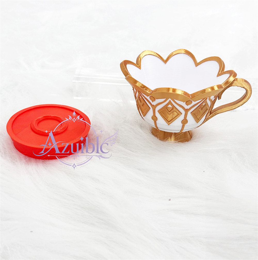Azuiblc 原神 サンドローネ コスプレ 傀儡アクセサリー 茶杯 午後ティー道具 撮影用萌えグッズ