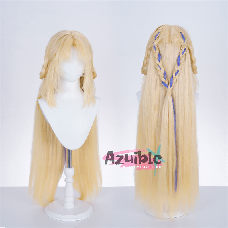 Azuiblc　原神　ニコリヤン　魔女会　100cm　コスプレ　ウィッグ　鬘　ナド・クライ編　イベント - Azuiblc