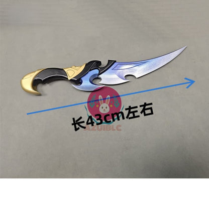 【Azuiblc】原神 ローエン Lohen ナイフ コスプレ道具 武器 43cm PLA製 3Dプリント コスプレ Cosplay 道具 小物 舞台 イベント