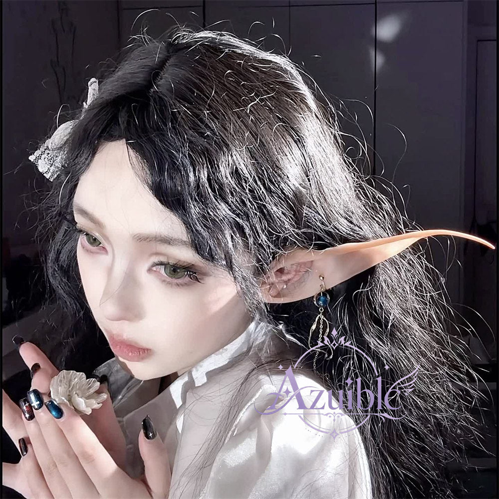 Azuiblc コスプレ道具　エルフ耳 尖った耳 コスプレ 耳  8cm 11cm アクセサリ 長め　短め 仮装 天使 精霊 魔女 　祭り 学園祭 演出 仮装衣装ハロウィン　吸血鬼