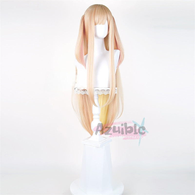 Azuiblc 超かぐや姫！ かぐや ウィッグ 120cm wig 鬘 コスチューム