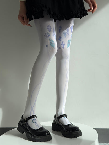 Azuiblc 鳴潮 モーニエ ストッキングタイツ　85cm 　ソックス　レギンス パンスト    コスプレ 小物 薄手 渋谷 原宿系 JK ロリータ 夏 アニメ 女の子 ファ