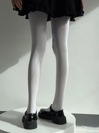 Azuiblc 鳴潮 モーニエ ストッキングタイツ　85cm 　ソックス　レギンス パンスト    コスプレ 小物 薄手 渋谷 原宿系 JK ロリータ 夏 アニメ 女の子 ファ