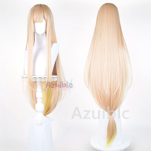 Azuiblc　超かぐや姫　かぐや ウィッグ　カツラ　コスプレ道具　鬘