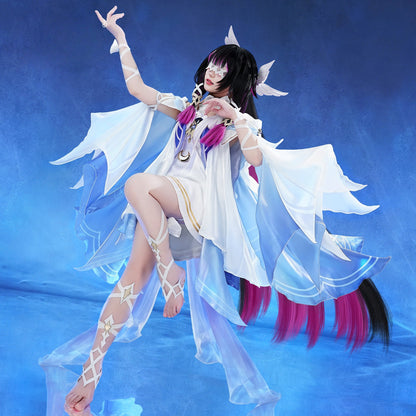 【Azuiblc】原神 少女 コロンビーナ コスプレ 衣装 金属アクセサリー コスチュームセット グッズ cosplay - Azuiblc