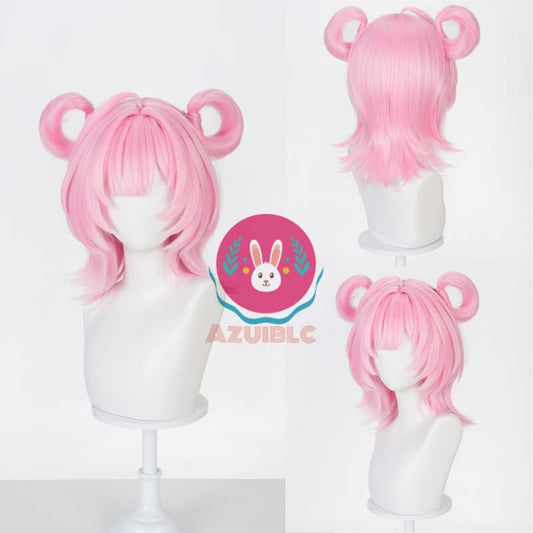 【Azuiblc】NTE ネバエバ ちぃちゃん コスプレ ウィッグ ネット付き 耐熱 かつら 鬘 コスプレ道具 小物