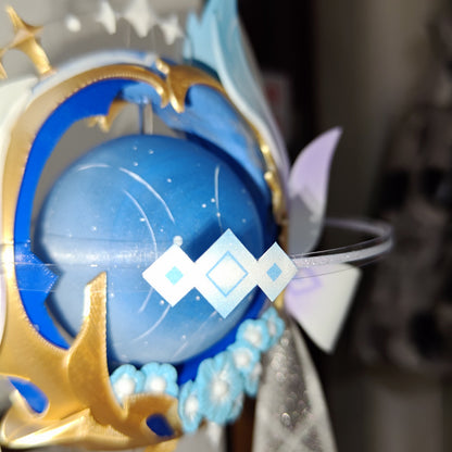 Azuiblc 原神　コロンビー　帳の夜曲　　コスプレ道具　発光可能 法器 PLA＆Petg材質　25*22cm　モチーフ武器